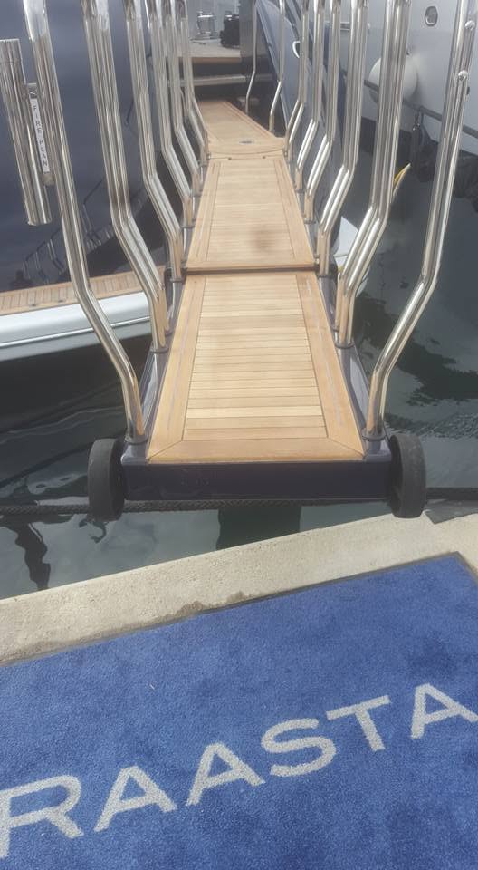Teak & LED gangway