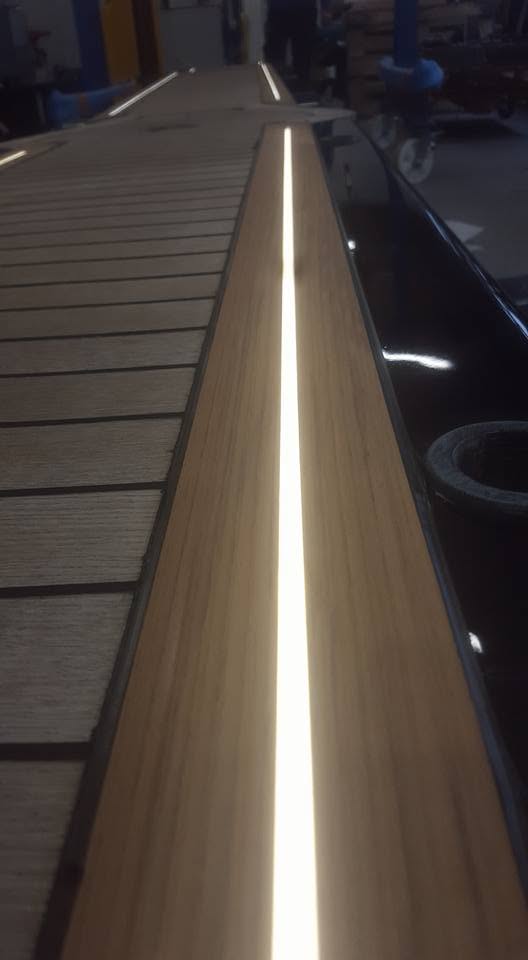 Teak & LED gangway