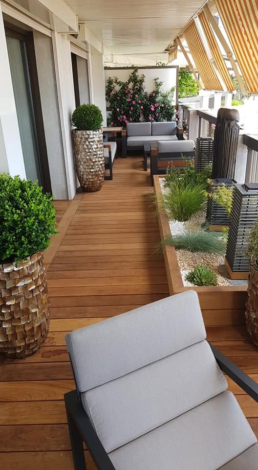 Private apartment terraces