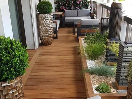Private apartment terraces